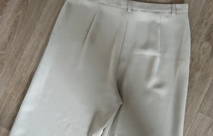 Gerard Darel, pantalon jambe évasé fluide, beige, femme, taille 42 - photo numéro 6