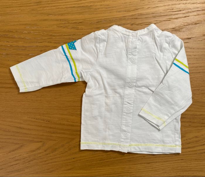 Orchestra T-shirt blanc manches longues Taille 3 mois - photo numéro 6