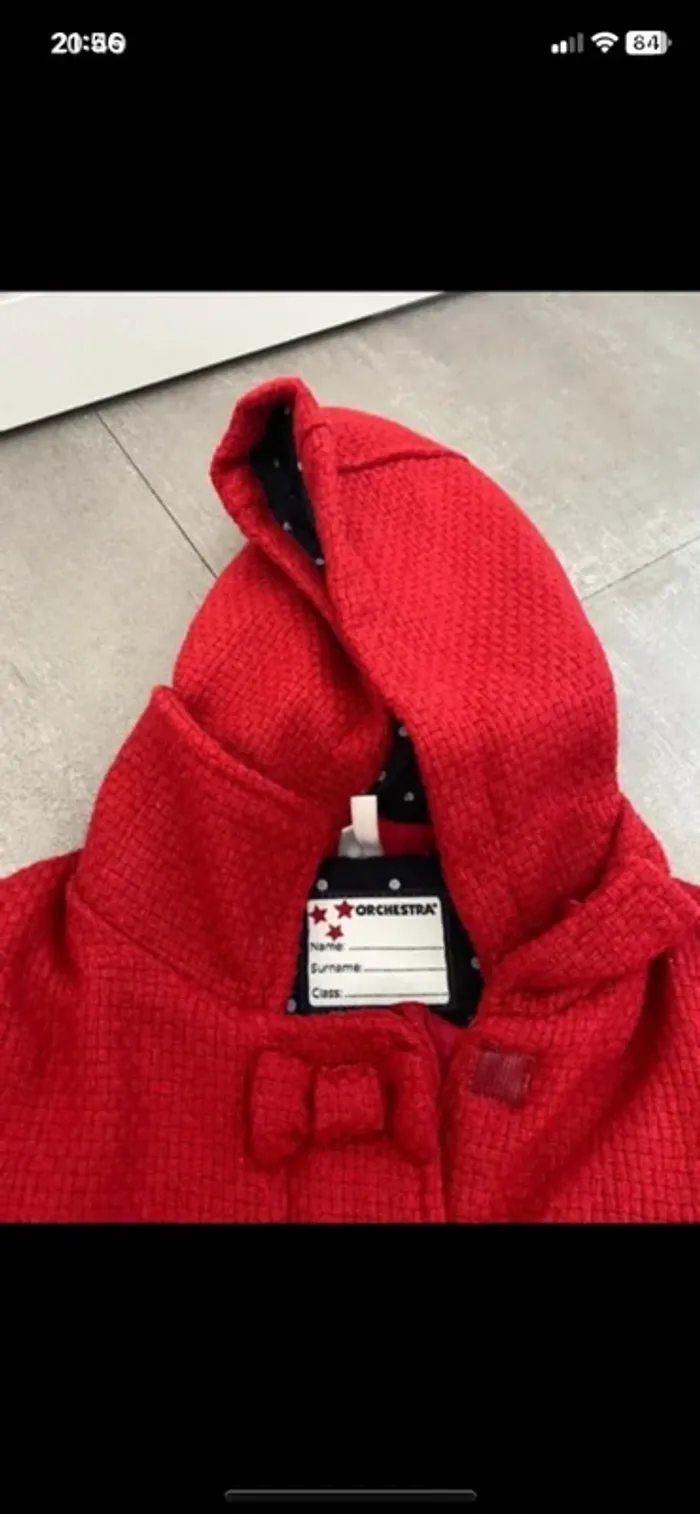 Manteau rouge orchestra - photo numéro 4