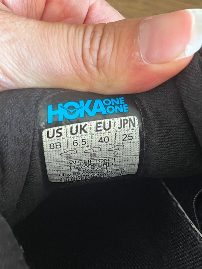 Hoka Clifton 9 noires - photo numéro 7