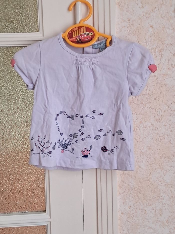 Tee-shirt bébé fille 12 mois