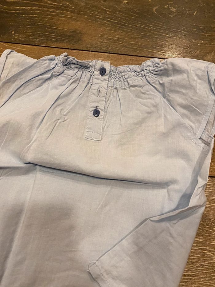 Tunique bleu clair brodée baby club 2 ans - photo numéro 4