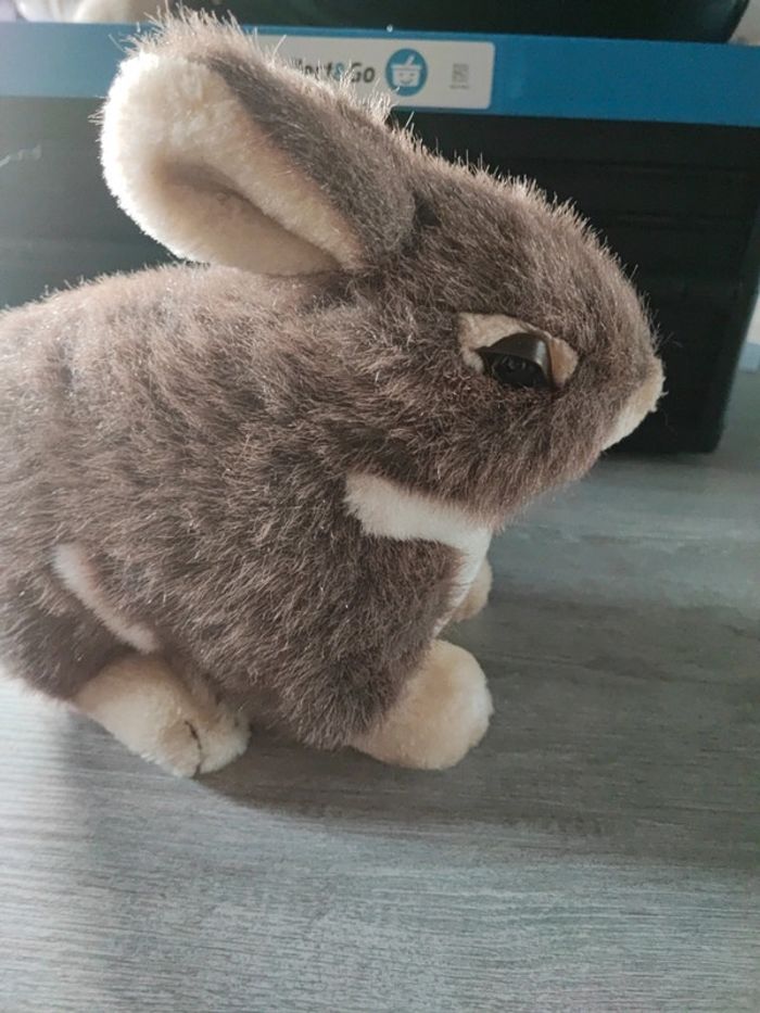 Peluche lapin 24 cm de haut - photo numéro 3