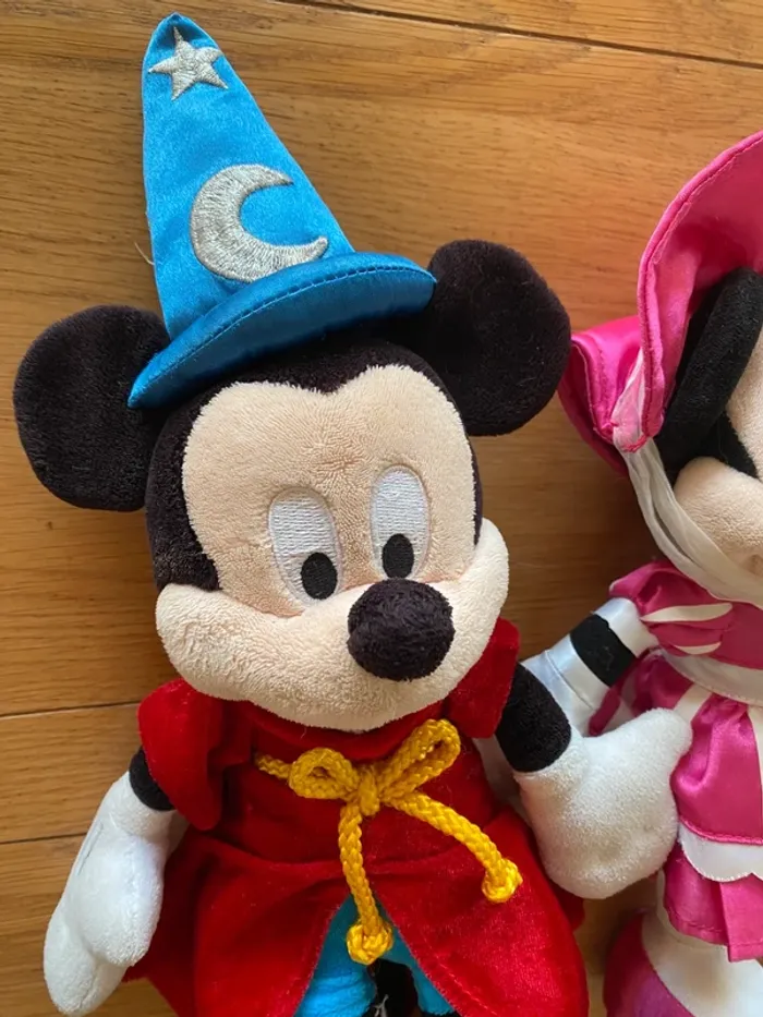 Peluches Mickey et Minnie - photo numéro 2