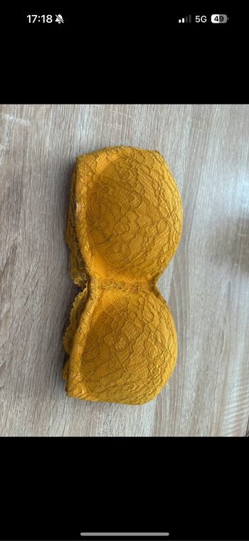 Soutien gorge jaune