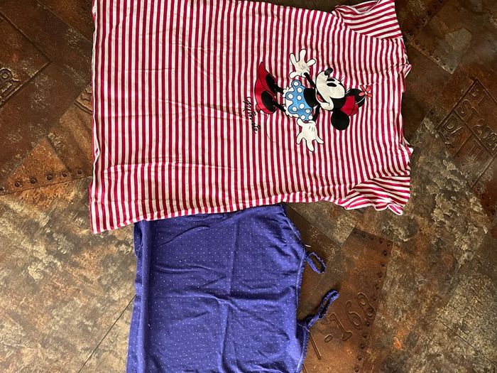 Lot chemise de nuit et top