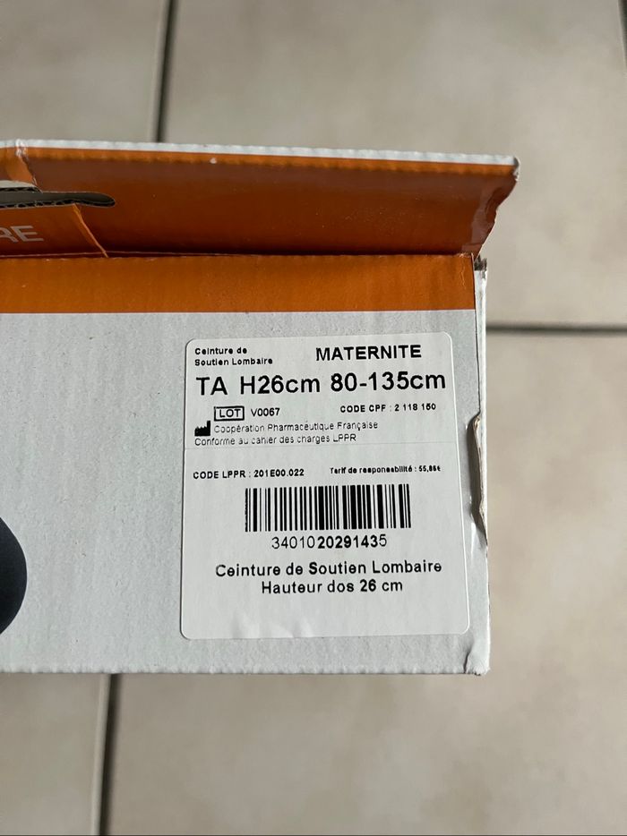 Ceinture de maintien, lombaire, femme enceinte - photo numéro 2