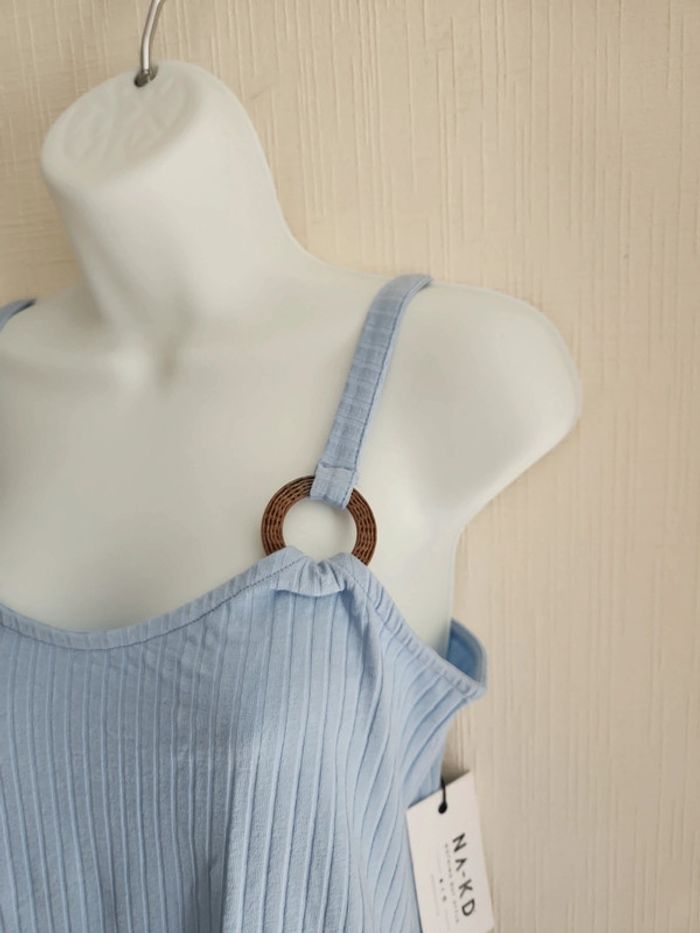 Débardeur bleu ciel NA-KD 34 neuf avec étiquette - photo numéro 4