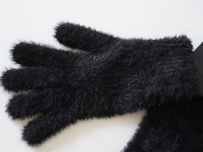 Gants tout doux noirs neufs Ann Christine pour Femme - photo numéro 2