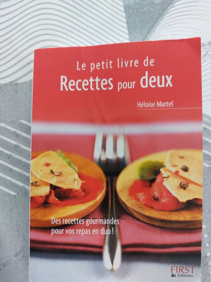 Le petit livre de recette pour deux
