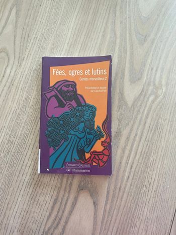 Livre fées, ogres et lutin