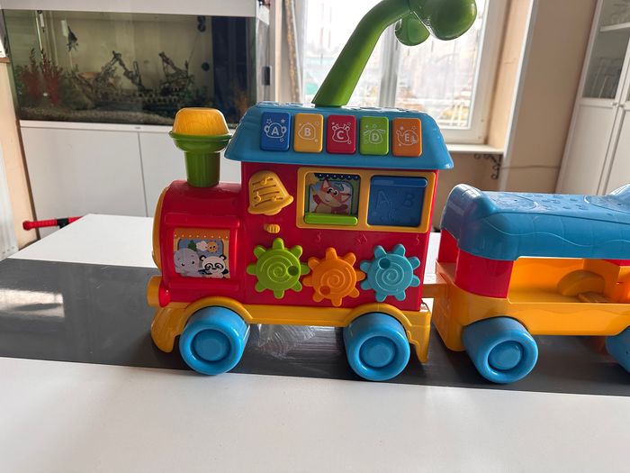 Train apprentissage 2en1 porteur et pousseur - photo numéro 2