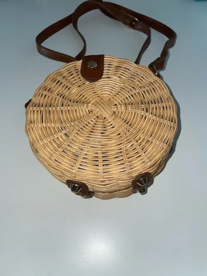 Mini sac en osier - photo numéro 2