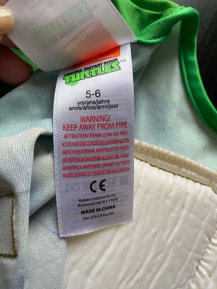 Déguisement tortue ninja - photo numéro 5