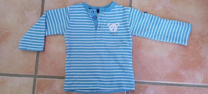 T shirt bleu - photo numéro 2