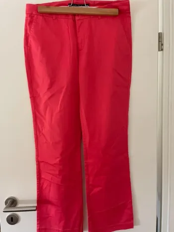 Pantalon rose talking French framboise taille 38