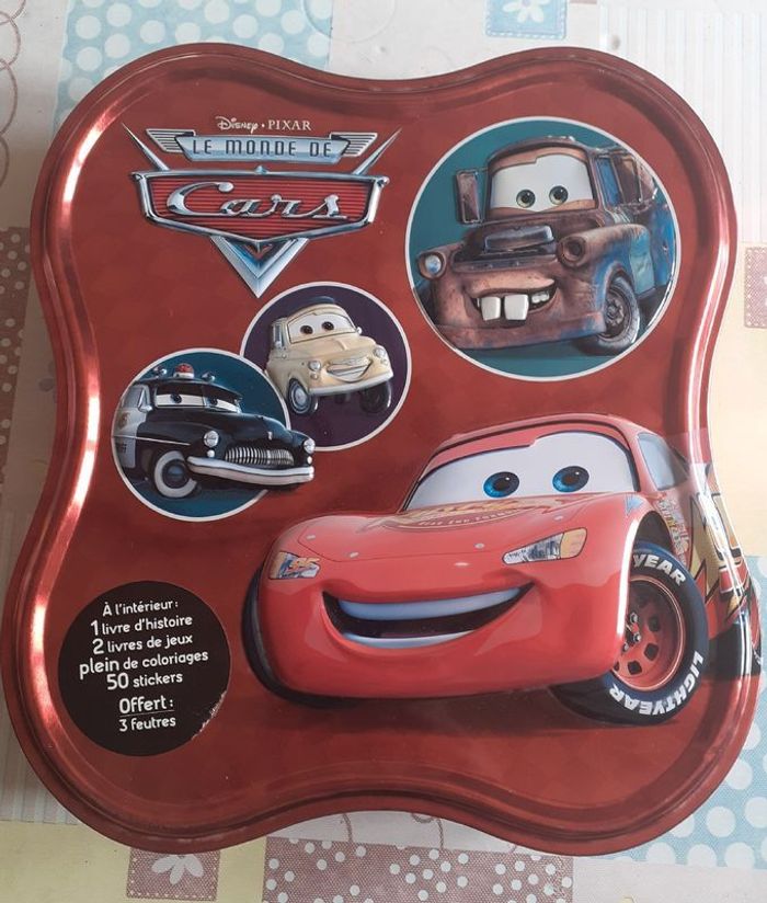 Boite en métal vide - CARS de Disney - photo numéro 2
