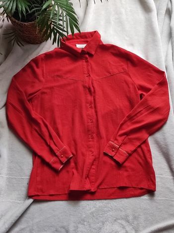 Chemise rouge taille s