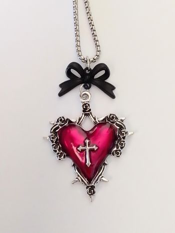 Chaîne + pendentif gothique