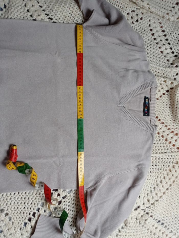 Pull homme col en v - photo numéro 7