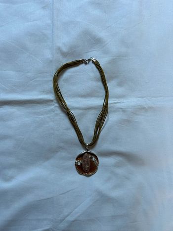 Collier fantaisie argenté