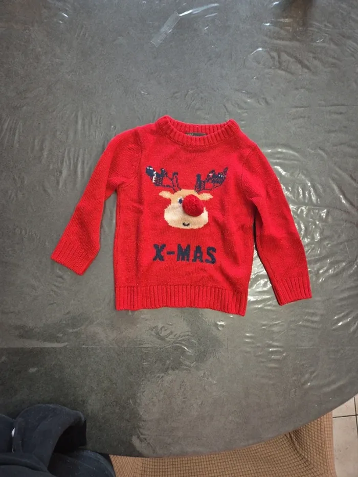 Pull renne de Noël