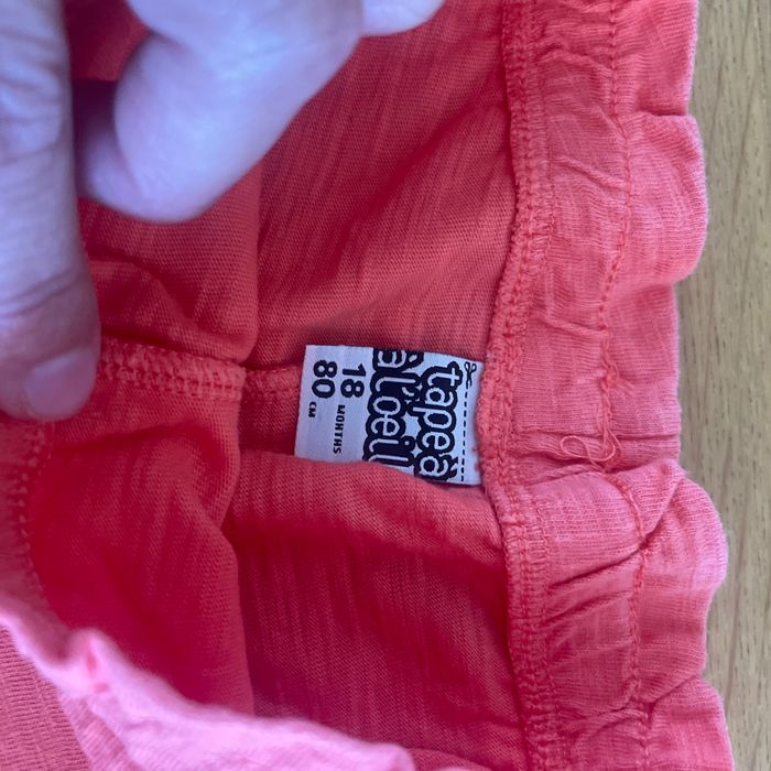 Lot 3 short coton fille 18 mois - photo numéro 5