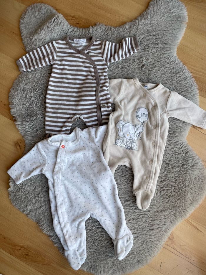 Lot de 3 grenouillère