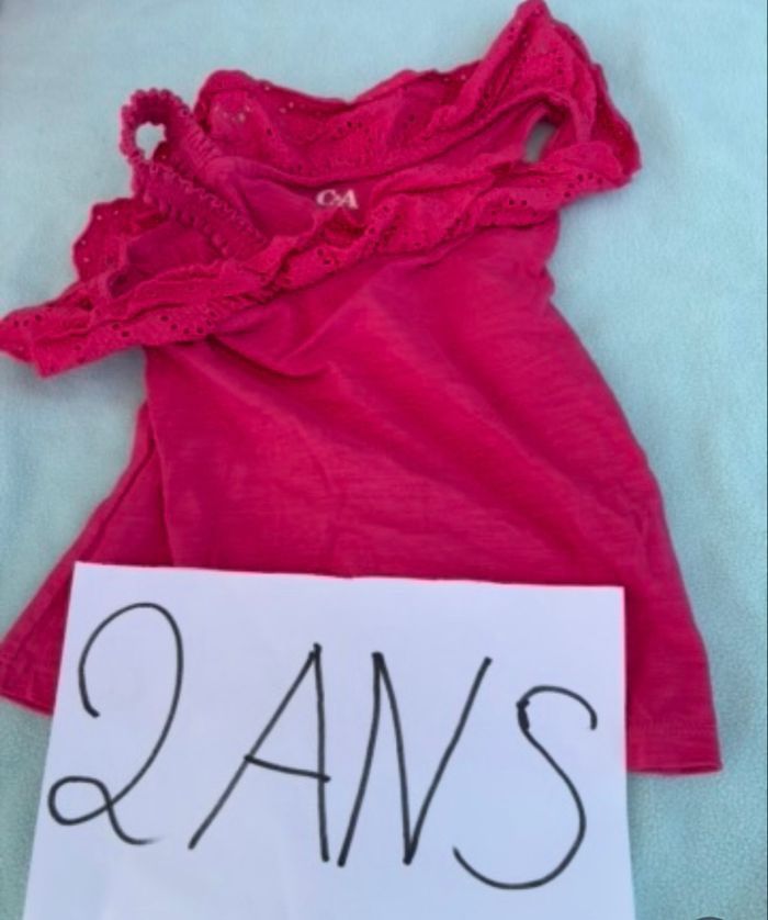 Top asymétrique rose 🌸 - photo numéro 2