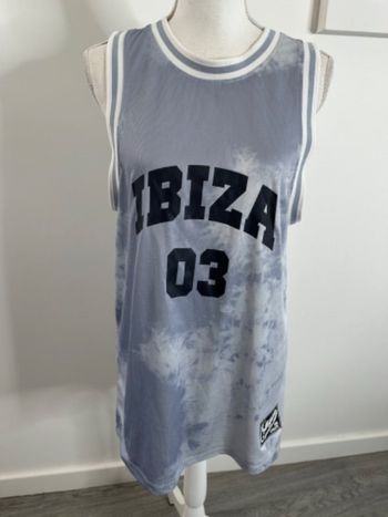Maillot de basket oversize tie and dye Ibiza Primark T38 M