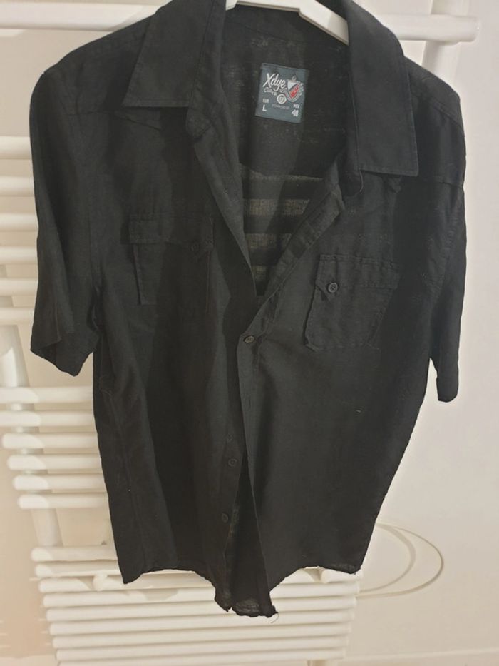 Chemise noir homme L