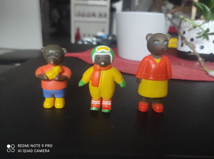 Lot figurines petit ours brun - photo numéro 2