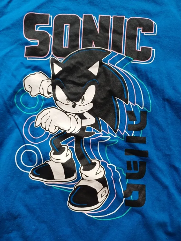 T-shirt sonic - photo numéro 2