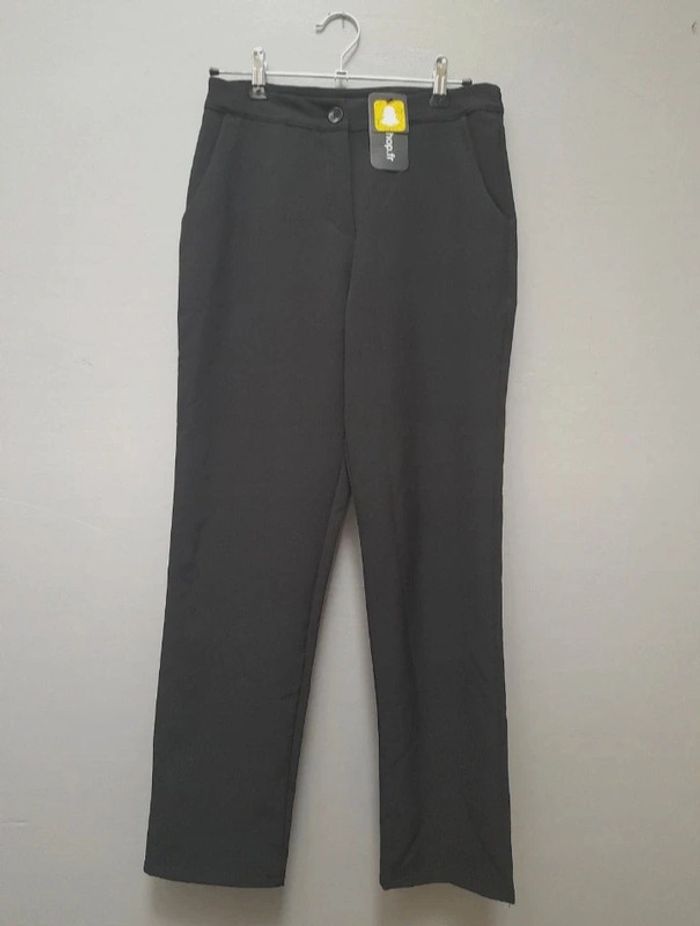 Pantalon droit à pince Blooshop - photo numéro 2