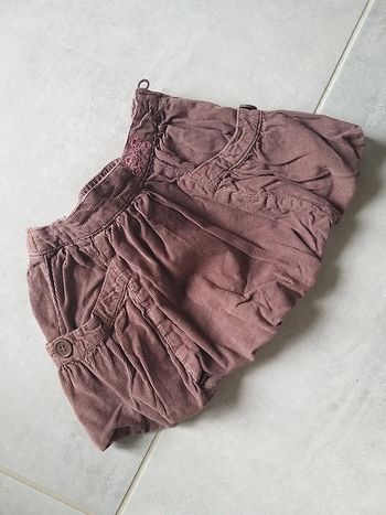 Jupe bouffante marron en 18 mois