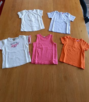 Lot de 5 T-shirt été 12 mois