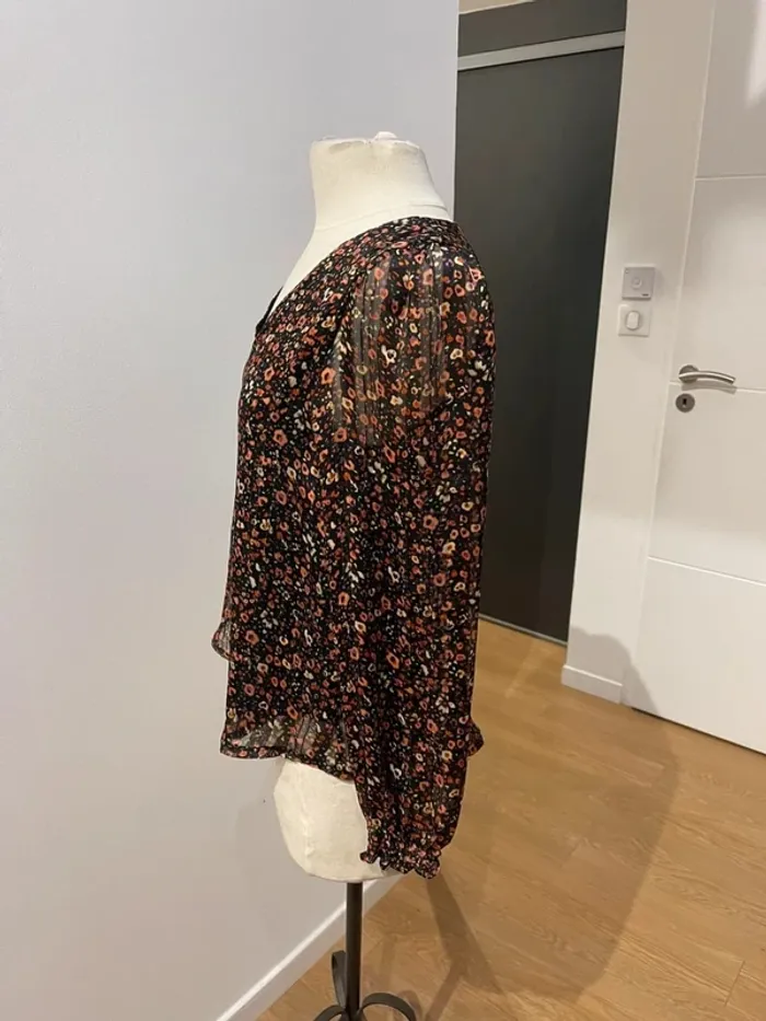 Superbe blouse fluide Vintage Love 🌸 S 36 - photo numéro 4