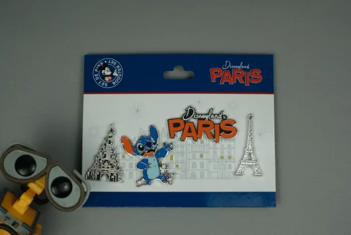 Set de 4 pin's Stitch Paris
