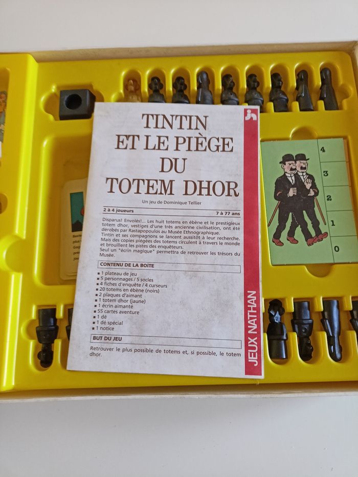 Tintin et le piège du totem d'horreur Nathan complet - photo numéro 4