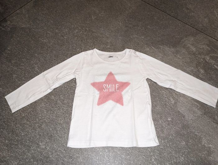 T-shirt à manches longues fille 3 ans
