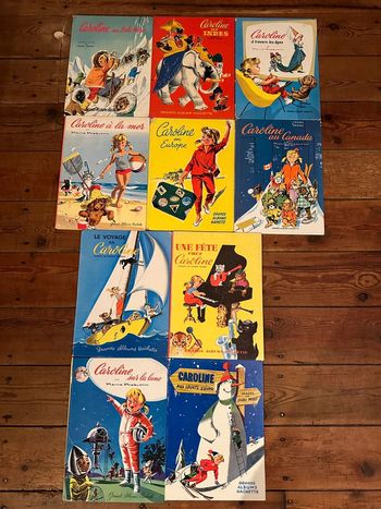 Lot de 10 Grands albums Hachette bd livres Caroline Pierre Probst anciens bon état