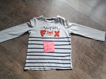 Tshirt manches longues 4 ans