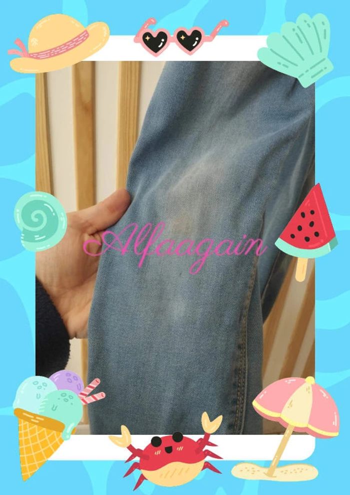 Salopette jean 8ans tao - photo numéro 10