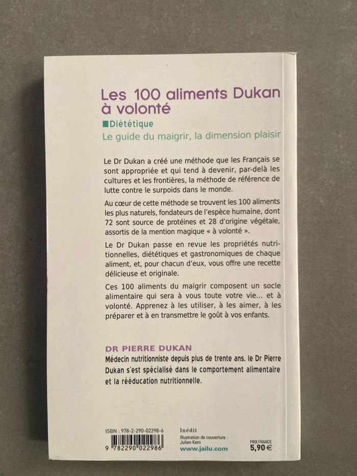 Livre Les 100 aliments Dukan à Volonté Dr Pierre Dukan - photo numéro 2