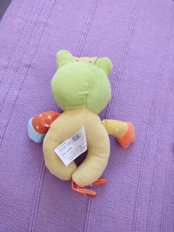 Grenouille d'éveil avec grelots, billes - photo numéro 2