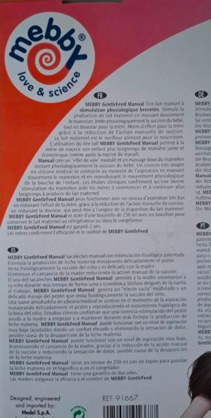 Tiré lait manuel MEBBY - photo numéro 3