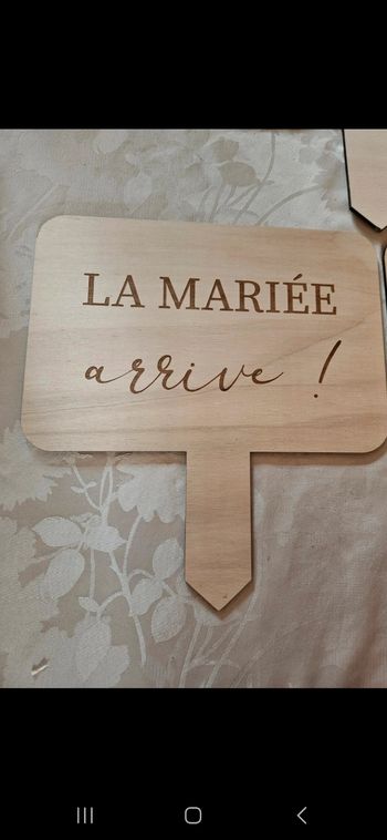 Pancarte mariage