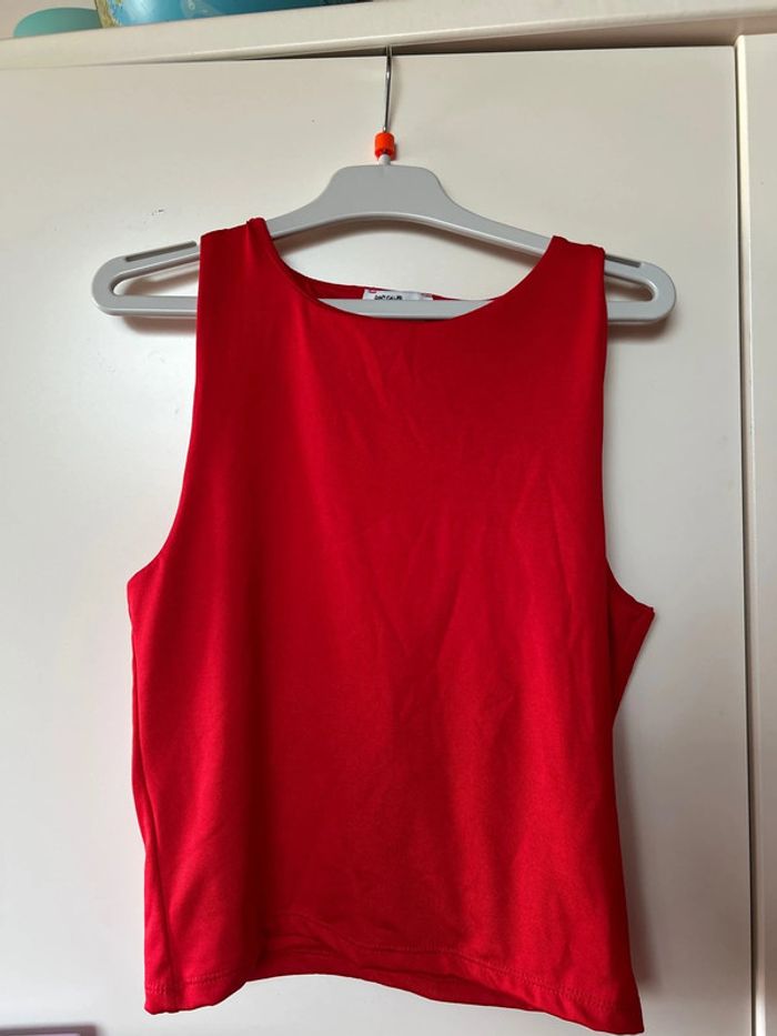 Top rouge Jennyfer-S-Neuf