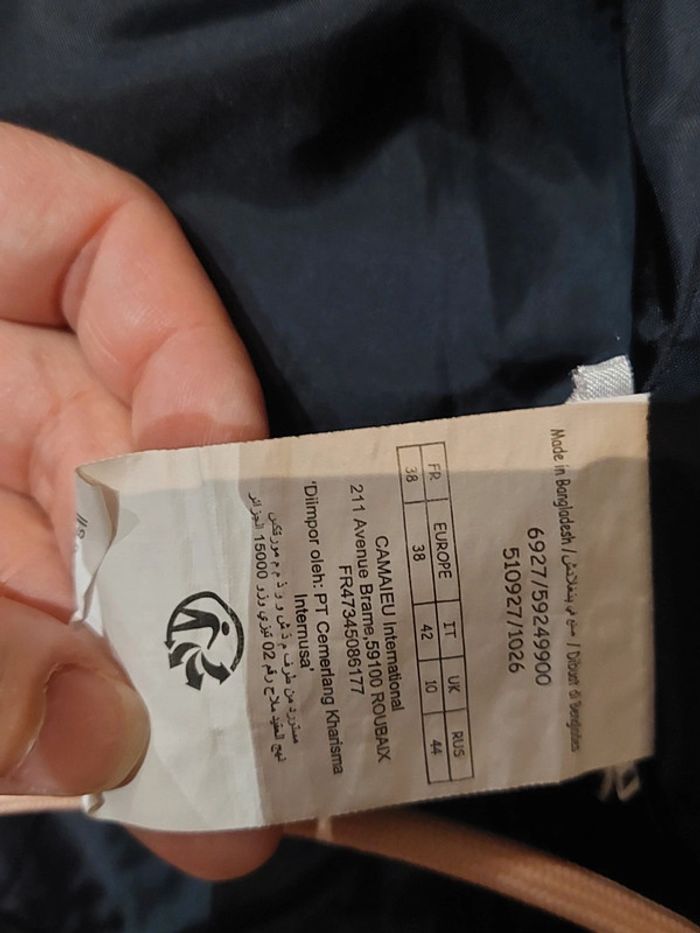 Veste Boîte coton Camaïeu t38 neuve - photo numéro 5