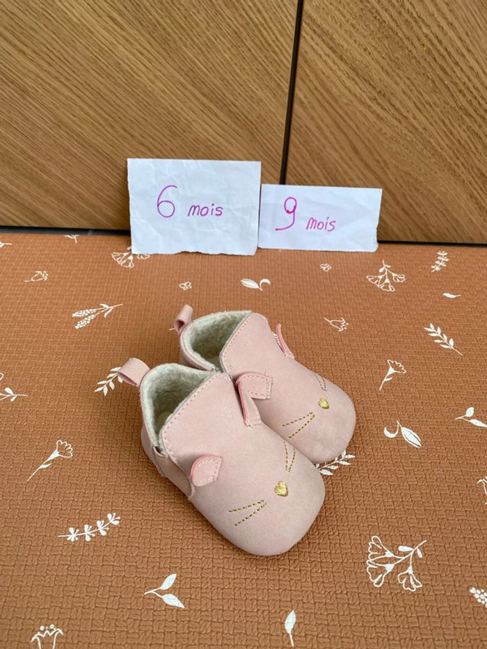 Chaussures bébé fourrées 6/9 mois